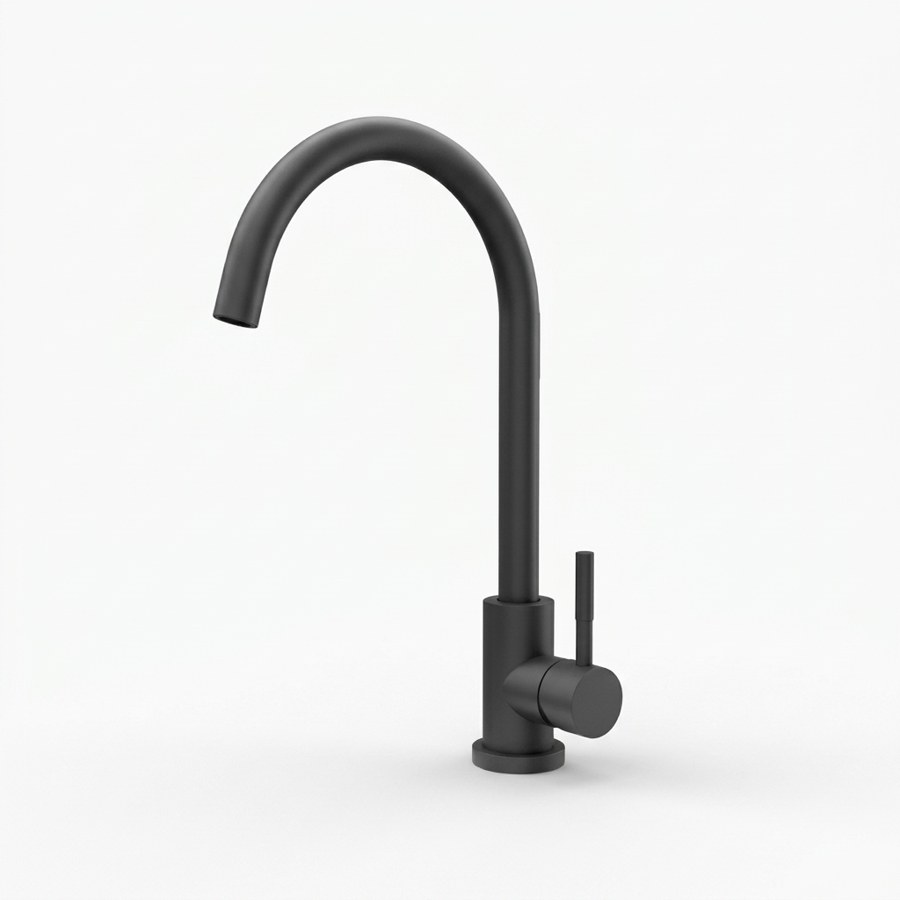Matte Black Pull-Down Kitchen Faucet BMKF001MB